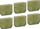 Dovetail Furniture Oakmere 6-Piece Green Small Vase Set-0