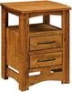 Country Classic Collection Customizable Homestead Nightstand with Tray-0