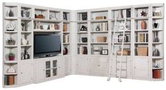 Parker House® Boca 12-Piece Cottage White L-Shaped Entertainment Wall