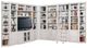 Parker House® Boca 12-Piece Cottage White L-Shaped Entertainment Wall Set-0