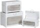 Crestview Collection Kona Beach 3-Piece White Trunk Set-0