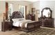 Mazin Furniture Cavalier Dark Cherry Eastern King Sleigh Bed-2