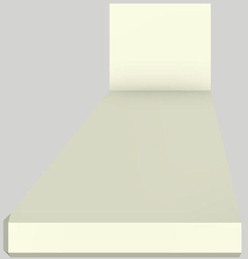 Vent-A-Hood® 60" Biscuit Wall Hood-1