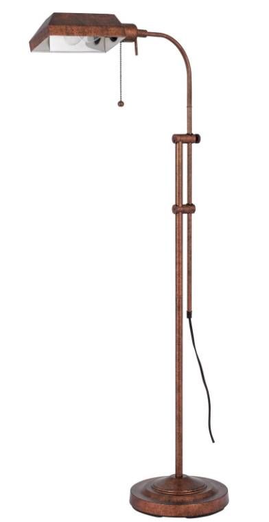 Cal® Lighting & Accessories Pharmacy Rust Floor Lamp with Adjust Pole-2