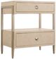Hooker® Furniture Westwood Polished Limestone 2-Drawer Nightstand-0