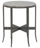 Fairfield® Sundries Axel Brown/Gray Drink Table with Hammered Base-2