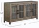 Magnussen Home® Tinley Park Dove Tail Gay Buffet Curio Cabinet-2