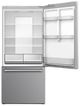 Vitara 30 in. 17.6 Cu. Ft. True Stainless Steel Bottom Freezer Refrigerator-1