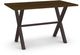 Amisco Customizable Alex 28" Walnut Veneer Table-0