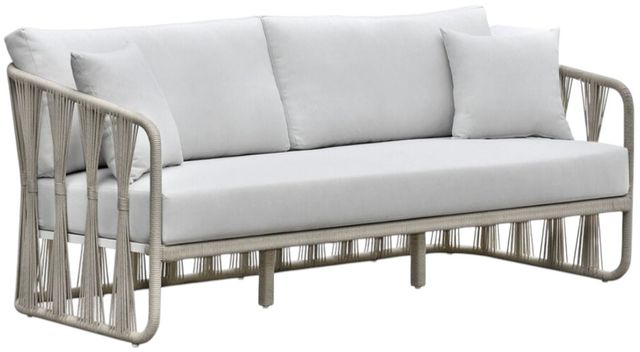 Intercon Alexa 2-Piece White Aluminum Outdoor Seating Set-3