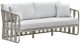 Intercon Alexa 2-Piece White Aluminum Outdoor Seating Set-3