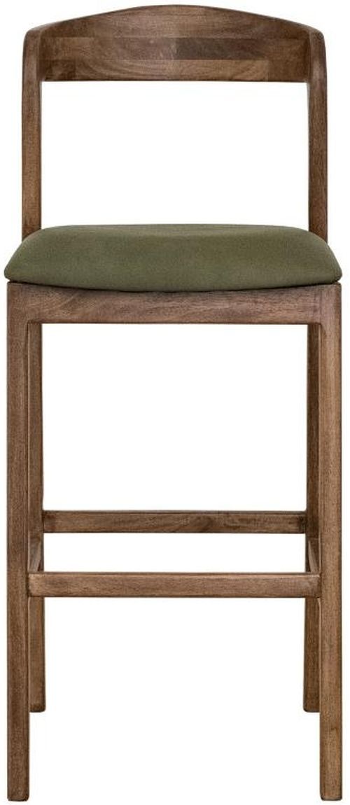 International Furniture Direct Silver Brown/Green 24" Bar Stool-1