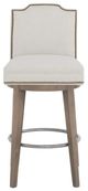 Fairfield® Customizable Entree Dining Empire Short Back Swivel Bar Stool-1