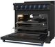 Thor Kitchen® Gordon Ramsay 36" Black/Blue Freestanding Pro Style Gas Range with Precision Knob-4