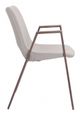 Zuo® Desi Beige Dining Chair-2