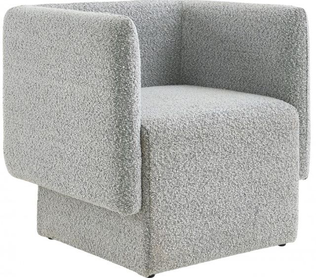 Meridian Furniture Vera Grey Boucle Accent Chair-0