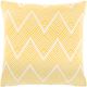 Surya Kanga Saffron 18"x18" Toss Pillow with Down Insert-0