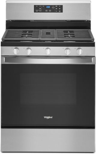 Whirlpool® 30" Fingerprint Resistant Stainless Steel Freestanding Gas Range