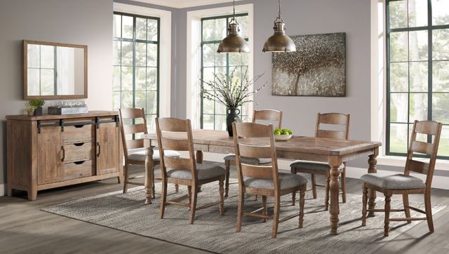 Intercon Highland Gray/Rustic Sandwash Dining Chair-1