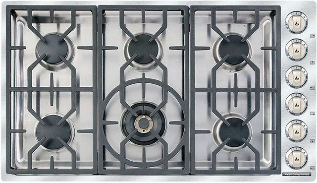 American Range Vitesse Series 36" Stainless Steel Gas Cooktop-0