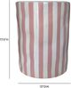 TOV Furniture Tempest Pink Stripes Ceramic Indoor/Outdoor Table-2