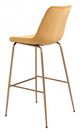 Zuo® Tony Yellow and Gold Bar Chair-4