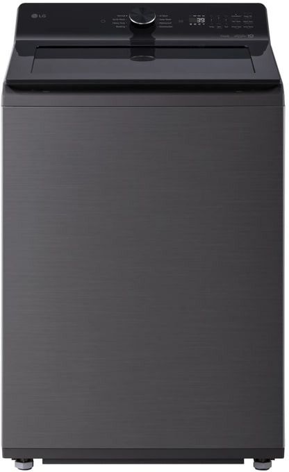 LG Platinum Black Top Load Washer & Gas Dryer Laundry Pair-1
