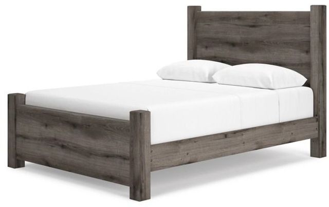 Signature Design by Ashley® Stachelli Dry Gray Queen Poster Bed-2