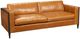Vanguard® Furniture Customizable Rene Leather Sofa-0