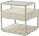 Riverside Furniture Maisie Champagne Rectangular Side Table-3