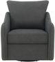 Coaster® Madia Boucle Charcoal Grey Upholstered Swivel Glider Chair-1