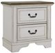 Signature Design by Ashley® Blendon Brown/White Nightstand-0