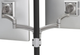 Chief® Kontour™ Silver K2P Dual Monitor Pole Mount Articulating Arms-1