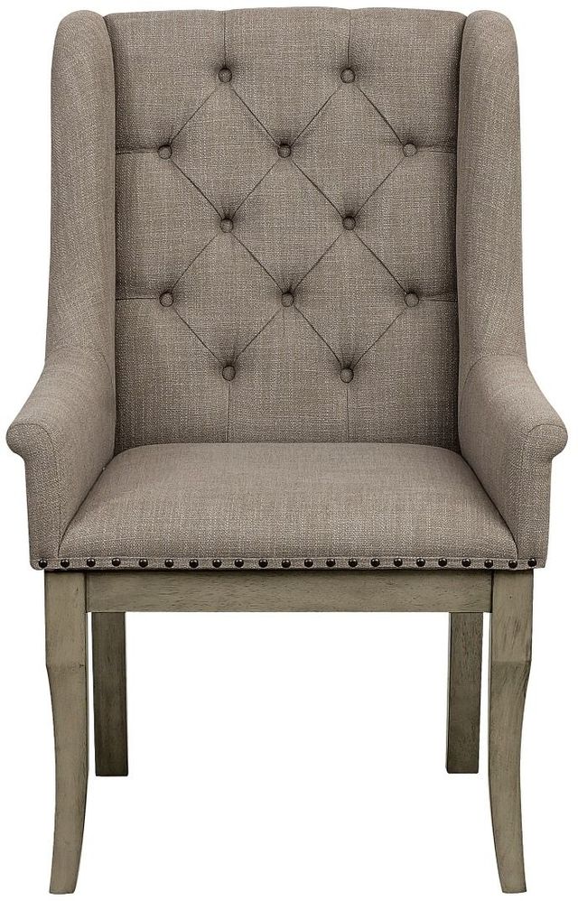 Homelegance® Vermillion Cream Arm Chair-2