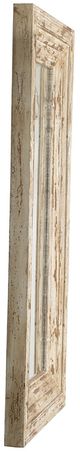 A & B Home Colfax Antique White Floor Mirror-1