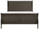 Mazin Furniture Mayville Stained Gray Full Sleigh Bed-0