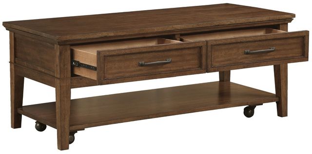 Homelegance® Whitley Walnut Cocktail Table-3