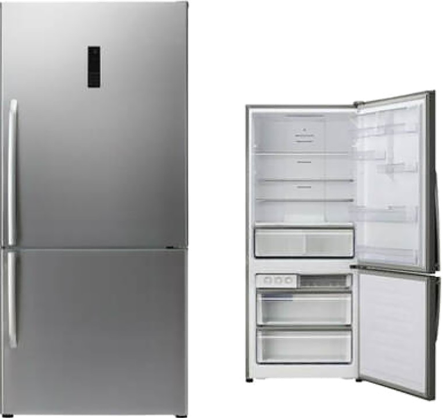Arctic Wind 32 in. 17.0 Cu. Ft. Stainless Steel Bottom Mount Refrigerator-2