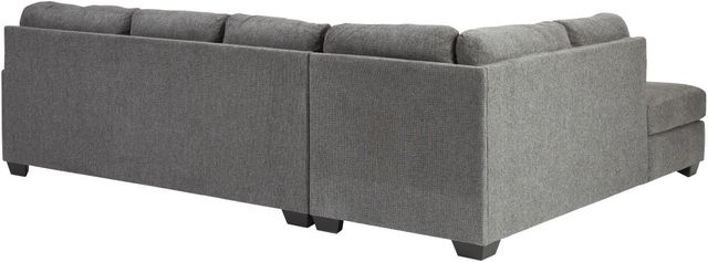 Benchcraft® Dalhart 2-Piece Charcoal Left-Arm Facing Sofa Sectional and Chaise-1