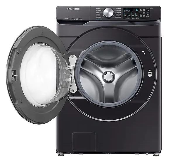 Samsung 4.5 Cu. Ft. Fingerprint Resistant Black Stainless Steel Front Load Washer-1