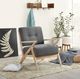 Homelegance® Ollen Dark Gray Accent Chair-1