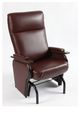 Crinar Dark Brown Auto-lock Glider Chair-0