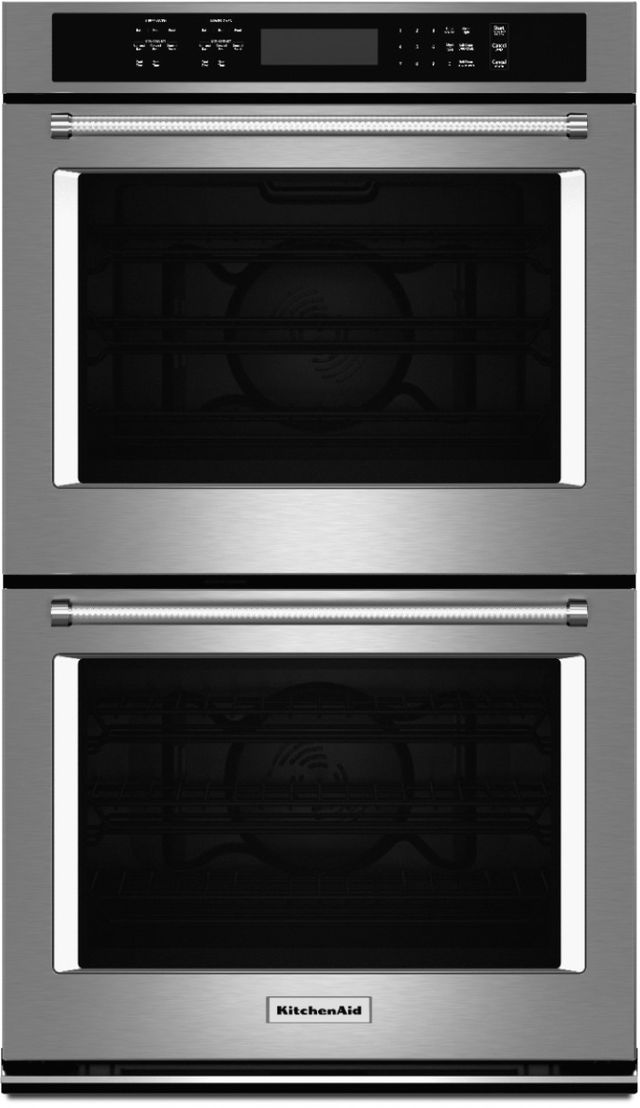 KitchenAid® 30" Stainless Steel Electric Built In Double Oven-0