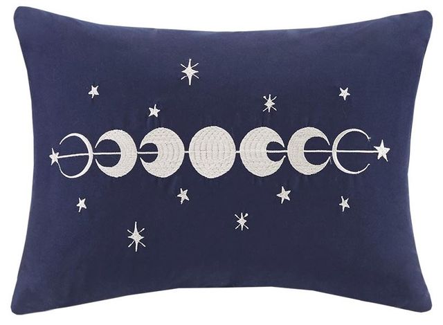 Olliix by Intelligent Design Felicia Navy Twin/Twin XL Velvet Comforter Set-4