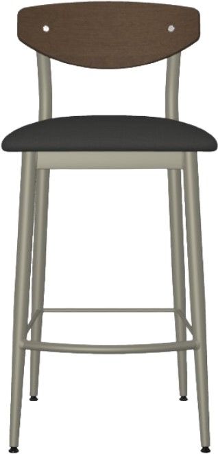 Amisco Customizable Hint Upholstered Counter Stool-1
