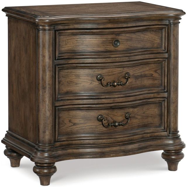 Mazin Furniture Heath Court Oak Nightstand-2