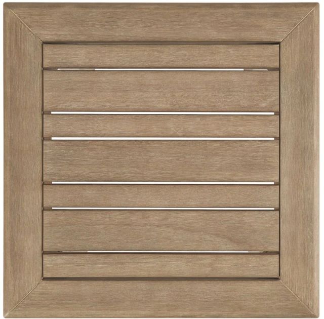 Signature Design by Ashley® Gerianne Grayish Brown Wooden Outdoor End Table-1