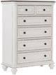 Mazin Furniture Baylesford Antique White Chest-0