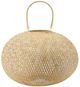A & B Home Beige Large Bamboo Lantern-0