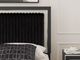 Signature Design by Ashley® Birmonton Black Queen Upholstered Panel Headboard-2